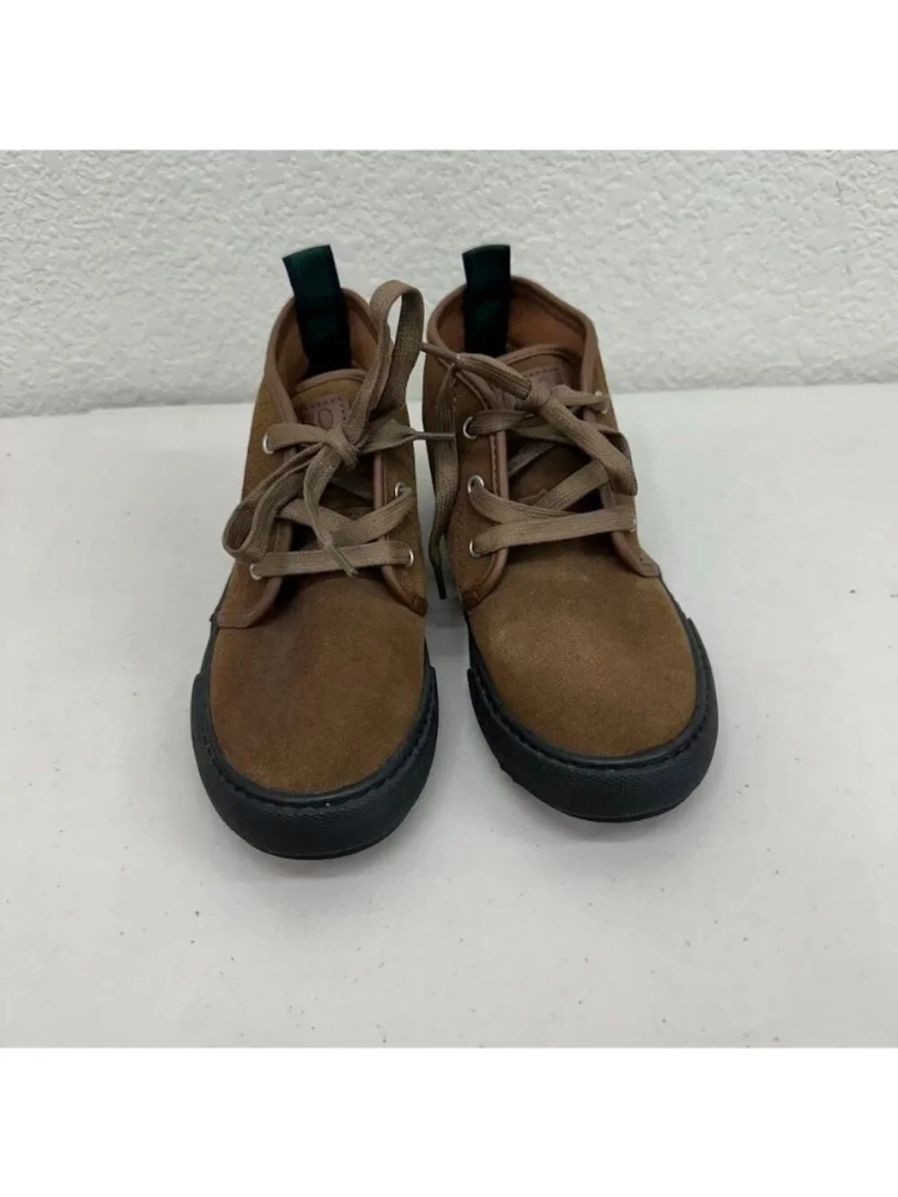 Polo Ralph Lauren Suede Chett Ankle Boots Leather Chukka Bootie Boys Kids Size 2